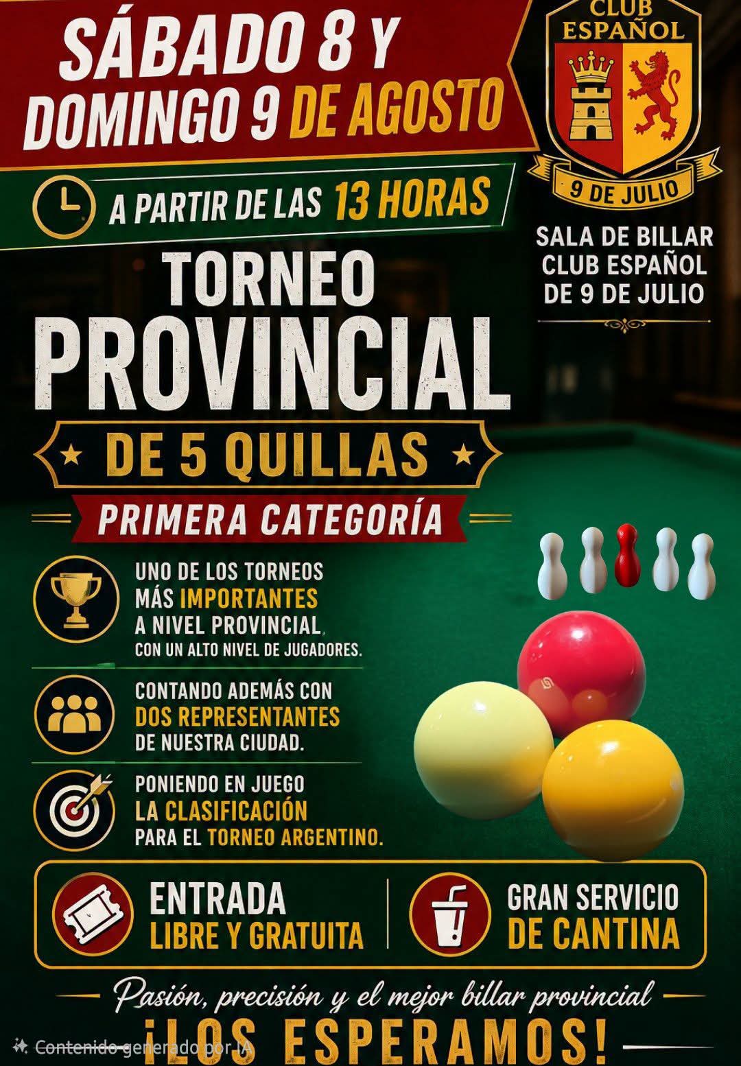 Se viene el Provincial de 1° categoría